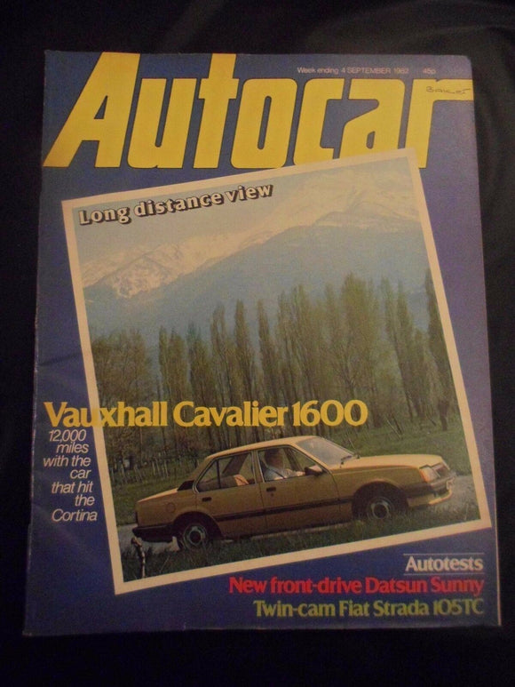 Autocar - w/e 4 September 1982 - Cavalier - Sunny - Strada