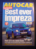 Autocar - 14th February 2001 - Best ever Impreza - Evo - BMW M3