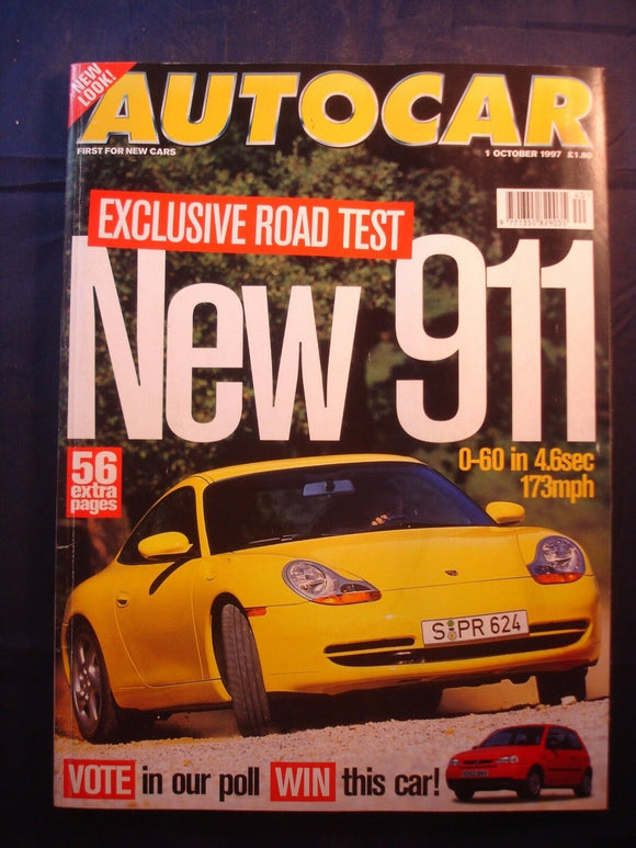 Autocar - 1st October 1997 - Porsche 911