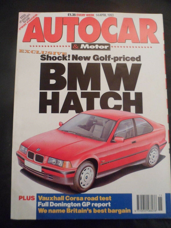 Autocar - 14 April 1993 - Corsa SRi - BMW