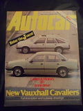 Autocar - w/e 27 August 1981 - Vauxhall Cavalier - Ginetta