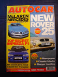 Autocar - 6th October 1999 - McLaren Mercedes - Impreza