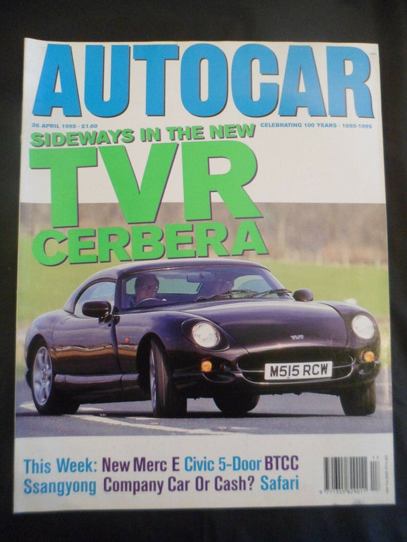 Autocar - 26 April 1995 - TVR Cerbera - Laguna - Civic