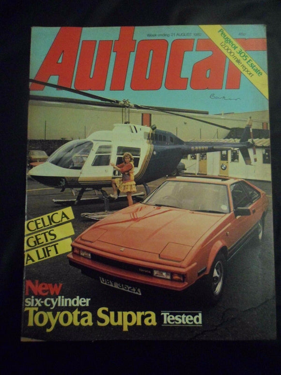 Autocar - w/e 21 August 1982 - Toyota Supra