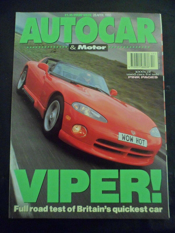Autocar - 28 April 1993 - Viper