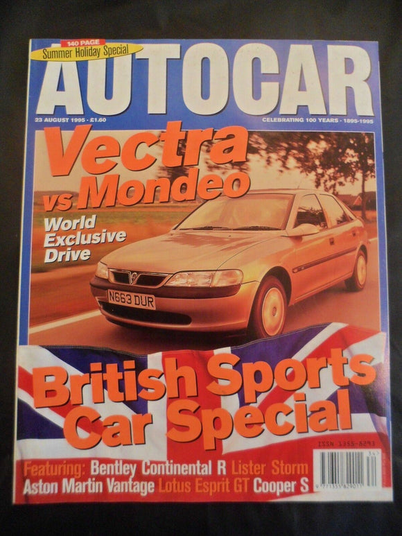 Autocar - 23 August 1995 - Bentley Continental R - British sports cars