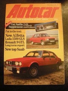 Autocar - w/e 2 June 1984 - Alfetta - Lada - Saab