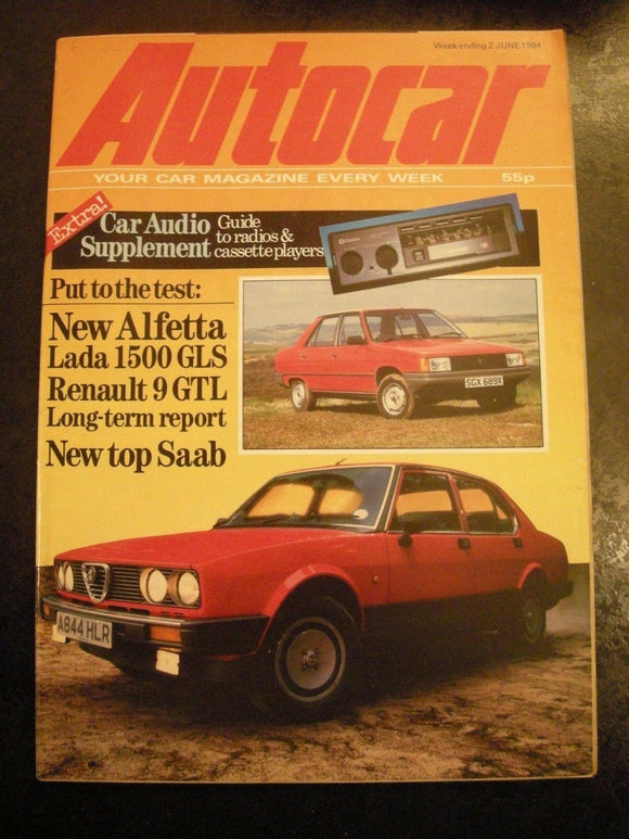 Autocar - w/e 2 June 1984 - Alfetta - Lada - Saab