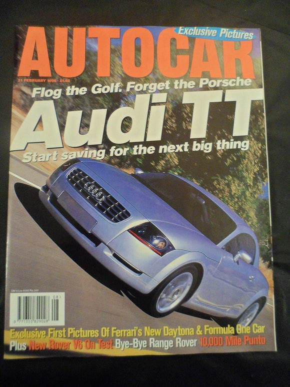 Autocar - 21 February 1996 - Rover 825i - Audi TT