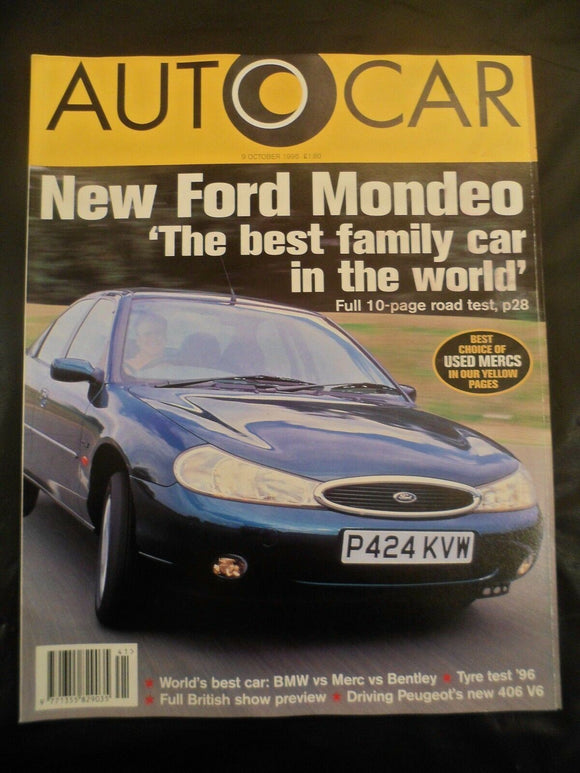 Autocar - 9 October 1996 - Best car in the world - Mondeo - Bentley