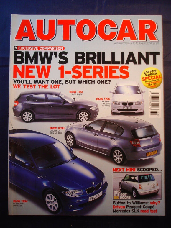 Autocar - 10th August 2004 - BMW 1 series