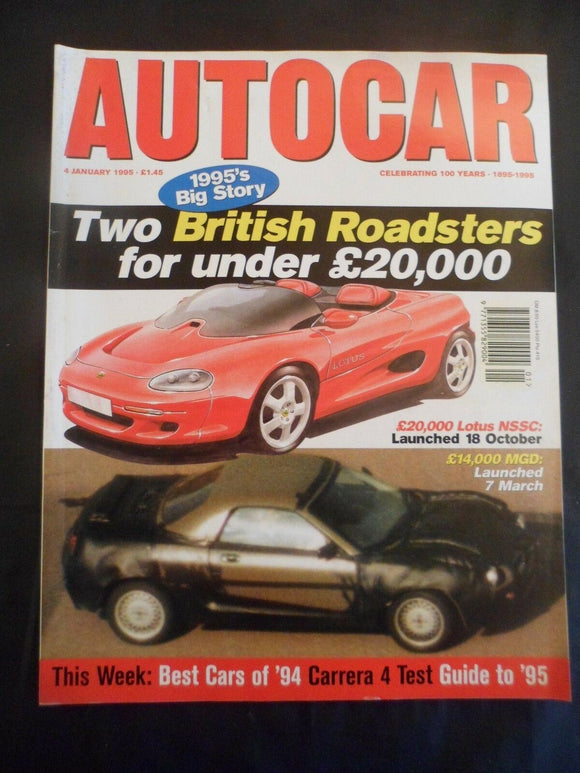 Autocar - 4 January 1995 - Porsche 911 Carrera 4