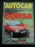 Autocar - 10 March 1993 - Corsa group test - Subaru Impreza