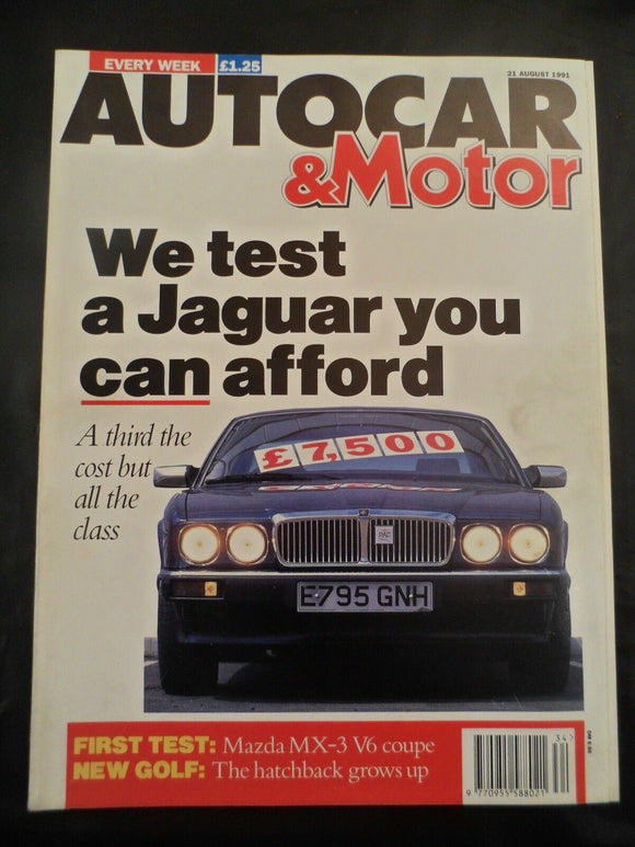 Autocar - 21 August 1991 - Jaguar - Mercedes Benz 500E