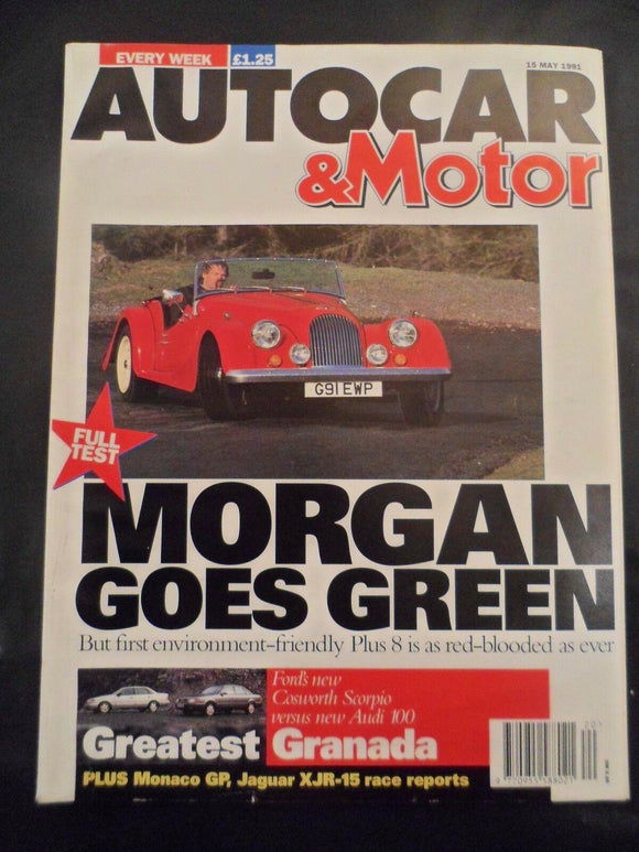 Autocar - 15 May 1991 - Morgan plus 8 - Audi 100 2.8 - Ford Scorpio 24V