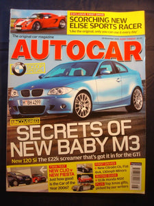 Autocar - 29th November 2005 - Clio v Fiesta - Lotus Elise Racer - BMW 1 series