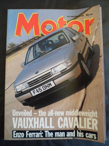 Motor - 27 August 1988 - Cadillac Seville - Vauxhall Cavalier