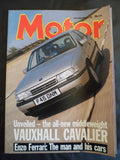 Motor - 27 August 1988 - Cadillac Seville - Vauxhall Cavalier