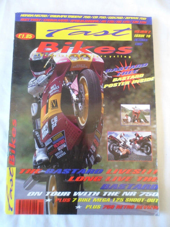 Fast Bikes - October 1992 - NR750 - 7 bike 125 shootout
