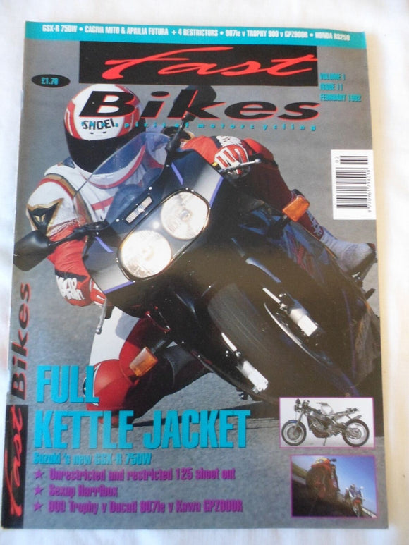 Fast Bikes - February 1992 - GSX R750W - Ducati