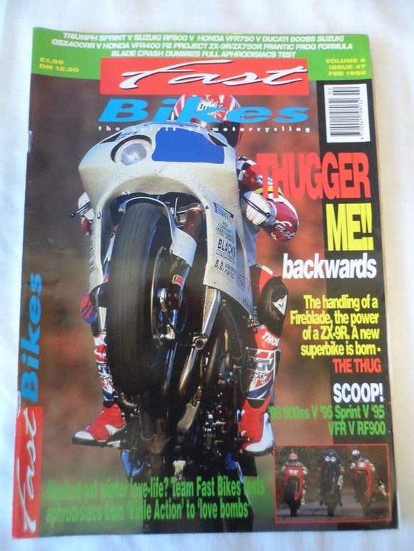 Fast Bikes - February 1995 - 900ss - Sprint - VFR - RF900