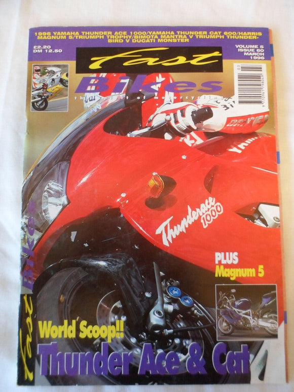 Fast Bikes - March 1996 - Thunderace - Cat