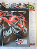 Performance Bikes - November 2002 - Ducati 999 - RSV R - SP2