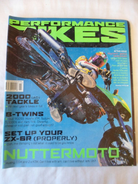 Performance Bikes - November 1999 - 900ss - ZX 6R - VTR - TL1000s