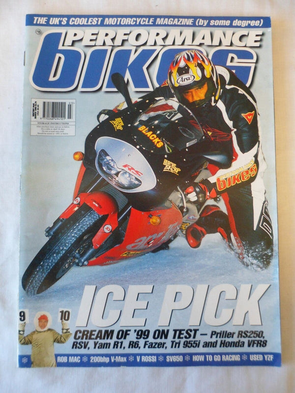 Performance Bikes - April 1999 - R1 - R6 - Fazer - 955i - VFR8