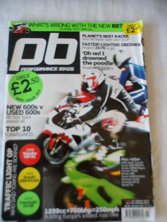 Performance Bikes - January 2006 - R6 Test special