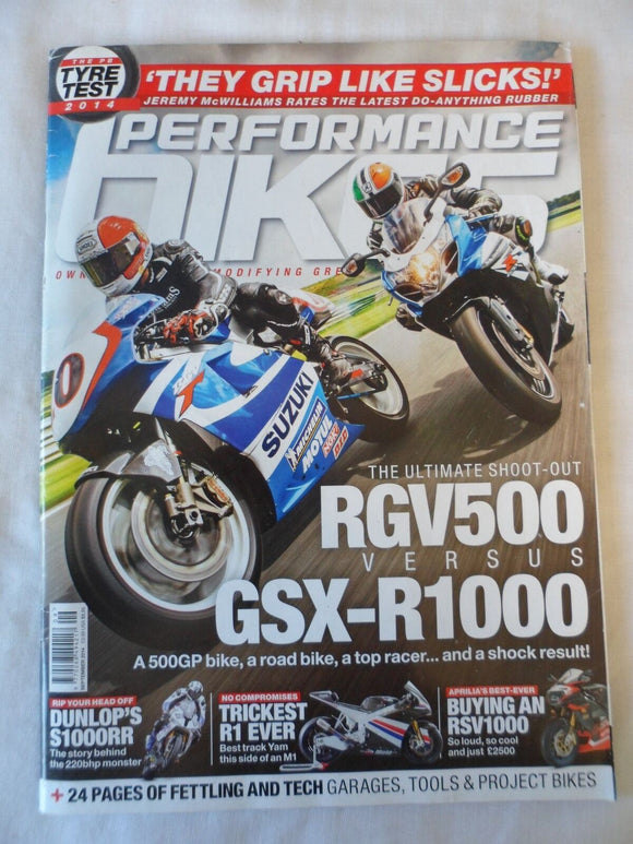Performance Bikes - September 2014 - RGV 500 - GSX R1000 - RSV 1000