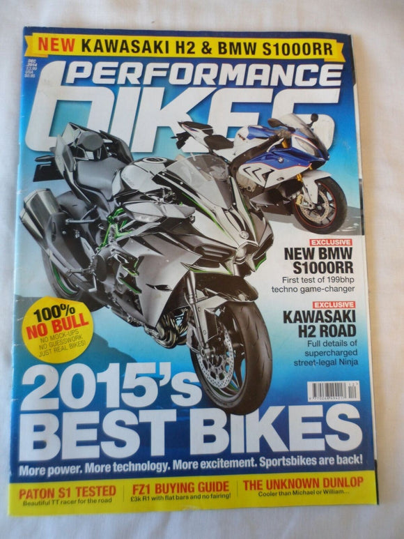Performance Bikes - December 2014 - H2 - S1000RR - Paton S1 - FZ1