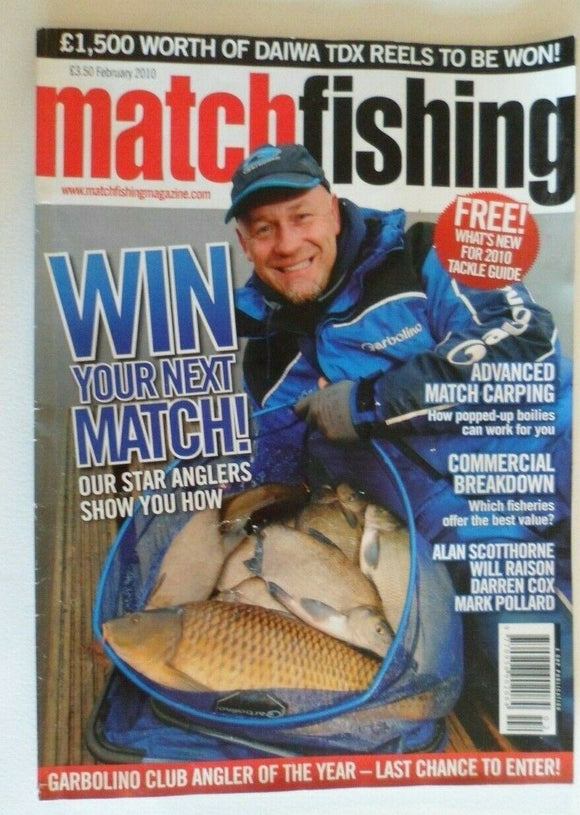Match fishing magazine - February 2010 - Pop up boilies