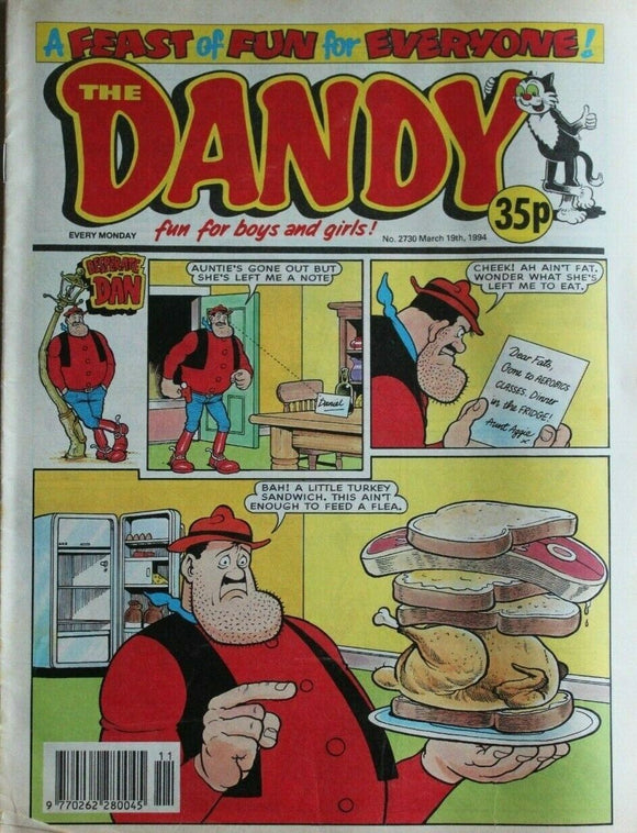 Dandy Comic # 2730 - 19 March 1994