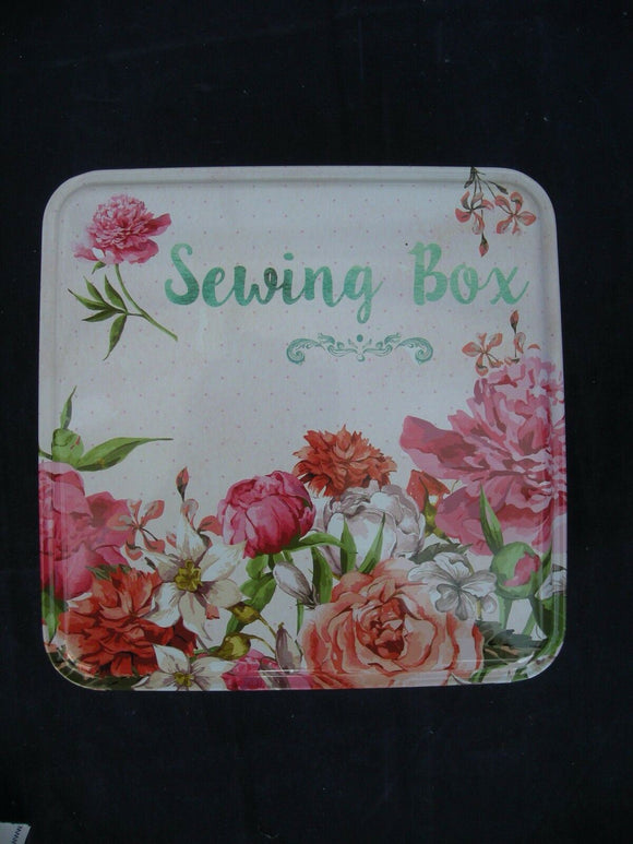 Tuva - Sewing tin and Teddybear cross stitch kit