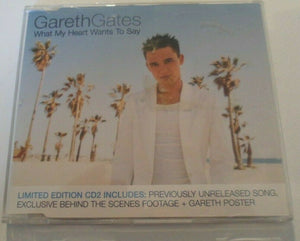 CD Single (B14) -  Gareth Gates - What my heart wants to say CD2  - 74321 985602