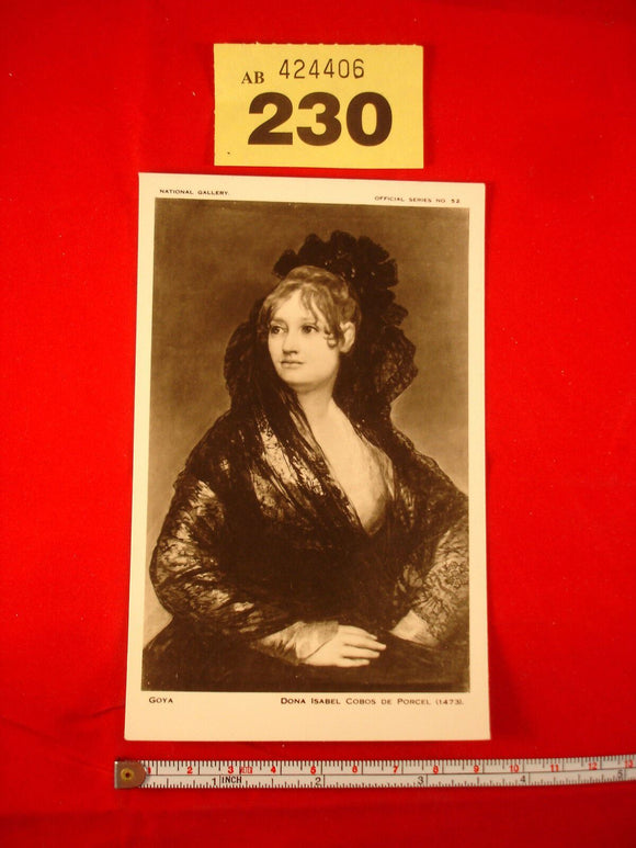 Postcard - Goya - Dona Isabel  Cobos De Porcel