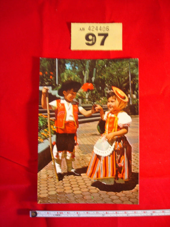 Postcard - Tenerife - Typical children's costume