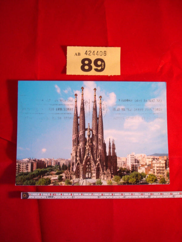 Postcard - Barcelona - Temple of the Holy Family
