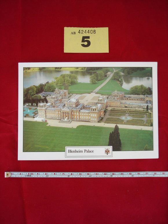Postcard - Blenheim Palace - Aerial View
