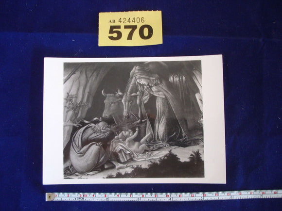 Postcard - National Gallery (1034A) - Botticelli - Mystic Nativity