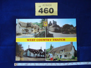 Postcard - West Country thatch