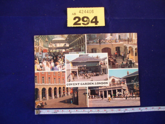 Postcard - Covent Garden London - Colourmaster - 1980's