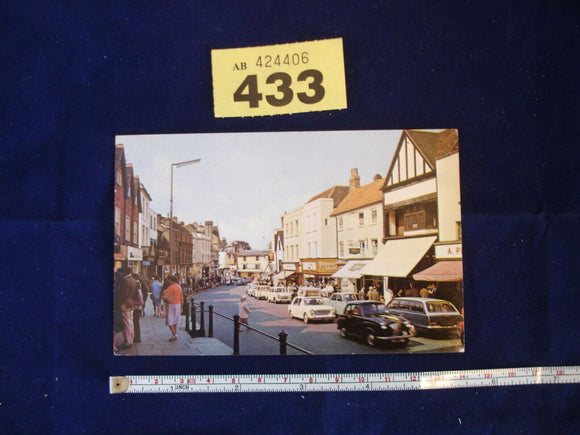Postcard - High Street - Dorking - PT5243