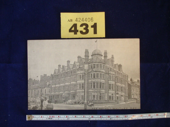 Postcard - Vintage -  Rex Hotel - Whitley Bay