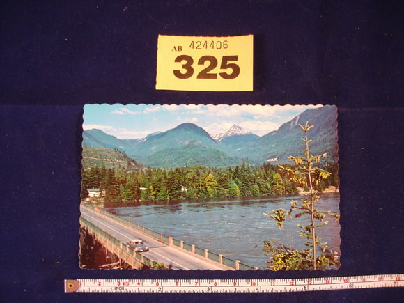 Postcard - Hope - British Columbia - Fraser River