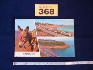 Postcard - Exmouth - Esplanade - Orcombe point