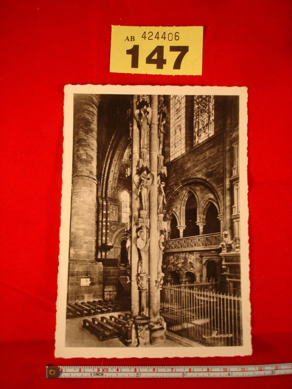 Postcard - Strasbourg - La Cathedrale - Le Piller des Anges