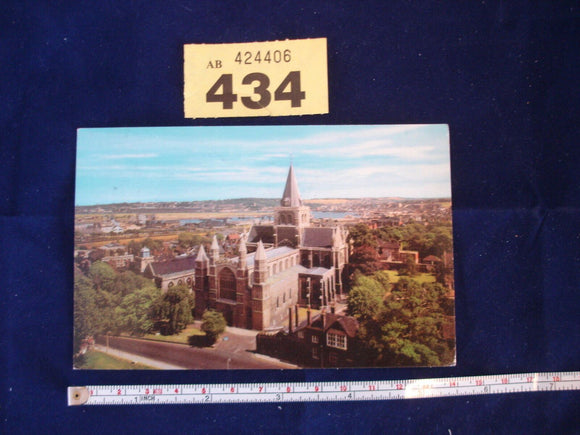Postcard - Rochester Cathedral from the Castle - R337