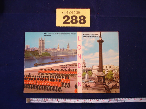 Postcard - London - multiple views - Kardorama - 1960's